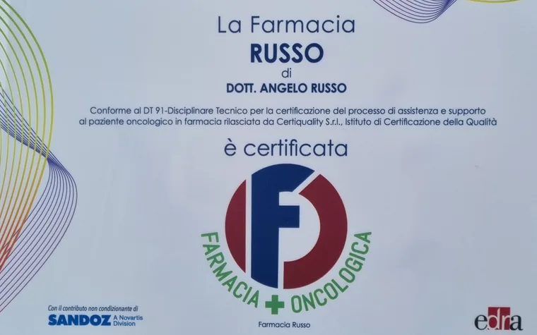 Consulenza oncologica — Farmacia del Quadrivio